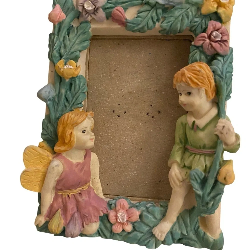 Vintage 90s Fairy Garden Picture mini Frame Set Multicolor girlhoodcore gifts